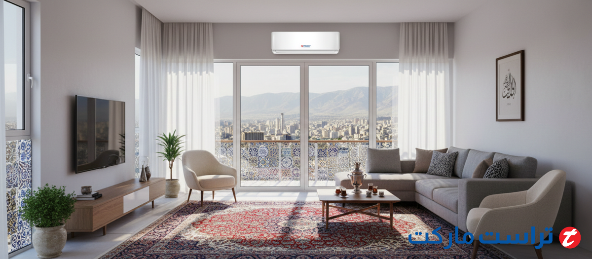 کولر گازی تراست 18000 اینورتر - سرد و گرم